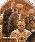 Grant Wood Returned from Bohemia oil painting